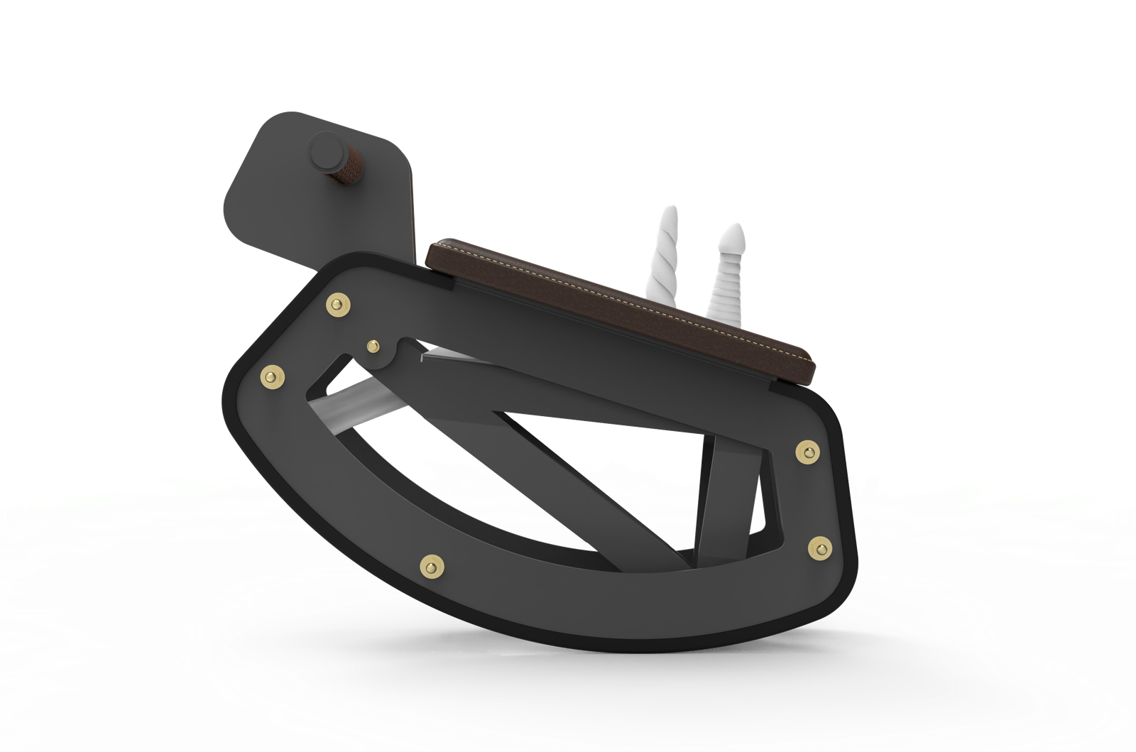CANTER rocked back, accessory at its highest